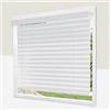 CHICOLOGY Faux, Trattamenti del legno, Paralume per la casa, tende in legno, 73,3 cm L x 152,4 cm, bianco base