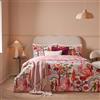 furn. Set copripiumino Terra Nova - Set di biancheria da letto reversibile con scena di funghi di montagna e bosco astratto (Multicolore - Singolo)