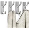 pickpiff - Ganci autoadesivi per appendere: resistenti, adesivi (sostegno fino a 6 kg), ganci adesivi per parete, porta, cucina, bagno - Ideali per cappotti, asciugamani, vestiti, chiavi, borse - in