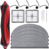 Spofan Q10S5 Accessori di Ricambio Compatibili per Roborock Q10 S5/S5+ Robot Aspirapolvere, 1 Spazzola Principale, 2 Filtri, 4 Spazzole Laterali, 4 Panni Mop