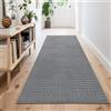 Enyhom Tappeto passatoia Morbido 80 x 240 cm, Super Assorbente Tappeto Corridoio Lungo Moderno Tappeto Cucina Antiscivolo Lavabile in Lavatrice Passatoia Cucina per Ingresso, Camera da Letto