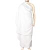 A ATH COLLECTION AATH COLLECTION Ihram da uomo, in spugna bianca di alta qualità, 100% puro cotone, 2 pezzi, asciugamani bianchi, Ahram/Ehram per HAJJ e UMRAH Ihram set igienico naturale.