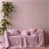 L'Emporio Casa Telo Copridivano Copriletto Tela Grossa Robusta Cotone in Panama 160X260-260x280-360x280 Misure Maxi Lenzuolo Copritutto Cotone Granfoulard Made Italy (Rosa, 360x280)