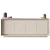 Web Convenienza Madia con 4 Ante Made in Italy - Credenza Contenitore Collezione Sky per Soggiorno Cucina Ingresso Sala da Pranzo Mobile Design Moderno Originale - Cashmere