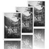 VUVUZULA Cornice portafoto in legno bianco, 20 x 30 cm, set da 3 pezzi