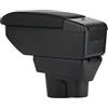 ZENVI Braccioli Compatible with OPEL Corsa E Braccioli 2014-2018 Console Centrale Organizer Immagazzinaggio Scatola Doppio Spazio Può essere come supporto gomiti