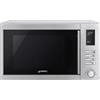 SMEG MICROONDE+GRILL SMEG MOE25X, capacità 25 l, potenza microonde max 900 W, Funzione grill, Potenza grill 1000 5 livelli di potenza, inox