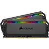 Corsair Dominator Platinum RGB Memoria 32GB DDR4 (PC4-28800) C18 1.35 V Ottimizzato per AMD Ryzen, 3600 MHz, 2 x 16 GB, Nero