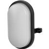 LEDVANCE Bulkhead LED 4W/7W/9W CCT Nero IP65, lampada da parete/soffitto con gabbia protettiva, luce da interrato, luce a prova di umidità
