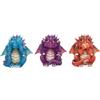 Nemesis Now B3756K8 - Statuina di tre dragoni saggi, 8,5 cm, colore rosso, resina