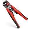 ULTRICS Spelafili Elettricista, Pinza Crimpatrice Automatica, 3 in 1 Tronchese Autoregolante, Pinza Capicorda per Tagliare, Spelare 10-22 AWG con Interruttore Rotante Regolabile per Elettricisti
