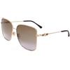 Jimmy Choo Occhiali da Sole HESTER/S VO1 GOLD PLUM 59/15/145 Donna