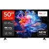 TCL 55V6B TV 55", 4K HDR, Ultra HD, Google TV Con Design Senza Bordi, Dolby Audi