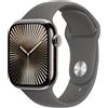 Apple Watch Series 10 GPS + Cellular 42 Mm Smartwatch Con Cassa in Titanio Color