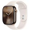 Apple Watch Series 10 GPS + Cellular 42 Mm Smartwatch Con Cassa in Titanio Color