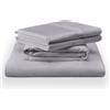 TEMPUR-PEDIC TEMPUR Classic - Set lenzuola in cotone, per letto king size, colore: grigio freddo