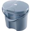 Rotho Babydesign Pattumiera per Pannolini - Riciclata - Inodore - Senza Cassetta di Ricarica - Blu, Capacità 11 L