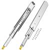 VEVOR 1 Paio di Guide per Cassetti a Estensione Completa, Capacità di Carico 226,8 kg, Guide per Cassetti con Bloccaggio, Cuscinetti a Sfera con Guida Scorrevole 590 x 76 x 19,5 mm