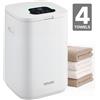 VEVOR Scaldasalviette Capienza 20 Litri con Schermo LED, Scaldacoperte per Bagno, 3 Livelli di Timer, Impostazione Temperatura, Blocco di Sicurezza, per SPA, Casa, Bianco