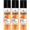 Gliss Kur '3 X Gliss Kur express Repair balsamo Total Repair per capelli secchi, danneggiati - 200 ML