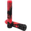 CORE Manopole per manubrio professionali, super morbide, 170 mm, a collo lungo, universali, adatte a tutti i monopattini, BMX e mountain bike, comfort premium, colore: Lava (rosso/nero)