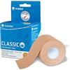 K-Active Tape Classic | Tape kinesiologico delicato sulla pelle | impermeabile | Taping kinesiologico per sport e terapia, a lunga tenuta | [5cmx5m] beige