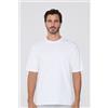 Tezenis T-shirt Girocollo 100% Cotone Pesante Uomo Bianco