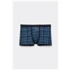 Tezenis Boxer In Cotone Elasticizzato Stampato Uomo Blu