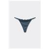 Tezenis Perizoma Con Fianchetto Tanga Light Touch Donna Grigio Scuro
