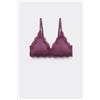 Tezenis Reggiseno Triangolo Havana Leggermente Imbottito Light Touch Donna Viola