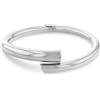 Calvin Klein Collana con Pendente e Braccialetto Rigido da Donna Collezione CK SPIRAL in Acciaio Inossidabile con un Charm