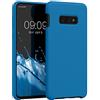 kwmobile Cover per Samsung Galaxy S10e Custodia - Back Case per Smartphone in Silicone TPU - Protezione Gommata - blue reef