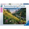 Ravensburger Puzzle, Puzzle 1000 Pezzi, Prato in Montagna, Puzzle per Adulti, Puzzle Paesaggi, Puzzle Ravensburger - Stampa di Alta Qualità