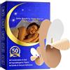 Uoww 50 Pezzi Mouth Tape for Sleeping, Cerotti Antirussamento, Ipoallergenici, Adesivo Morbido, Sviluppano L'abitudine Alla Respirazione Nasale, Migliorano La Qualità del Sonno(Nude)