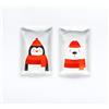 HF Home Flair Scaldamani di alta qualità, riutilizzabili, con bel motivo, diversi design (set da 2 orso polare e pinguino)