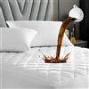 Family Bedding Coprimaterasso trapuntato per letto singolo, impermeabile, coprimaterasso extra profondo (letto singolo, 90 x 190 cm)