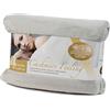 Gözze - Morbida Coperta Premium, Sensazione Cashmere, Microfibra, 180 x 220 cm - Argento
