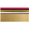Glorex 6 8616 001 Fogli cerati Piastre Colori fondamentali, Giochi, 200 x 50, 100 mm, 10 pz, Colori Assortiti