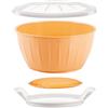 Tescoma 630381 DELICIA Ciotola per Lievitazione con Gel Riscaldante, Ø 26 cm, Plastica, Giallo, 4litri