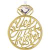 Hallmark Keepsake Ornamento natalizio 2024, il nostro fidanzamento, in metallo, regalo per coppia