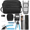 Vislone FTTH Fibra Ottica Cold Shut Tool Kit Multifunzionale Fibra Splicer Misuratore di Potenza Ottica Pinza Filo Isolata In Gomma Fibra Mannaia Set