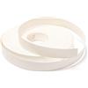 Sxutop 1 Rotolo Bordo in Melamina Bianco Opaco 20mm x 25m Nastro per Impiallacciatura Adesivo Nastro per Bordi in Melamina Bordo in Impiallacciatura Preincollato per Mensola Armadio Telaio Porta