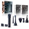 Panasonic MULTISHAPE ER-CBL1, ER-CDT1 & ER-CTW1, unità principale compatibile con accessori MULTISHAPE. Set per rasatura e taglio capelli, regolabarba, batteria agli ioni di litio, nero