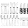 Otto Koning Set Posate Acciaio Inox 36 Pezzi per 6 Persone - Servizio Posate Completo con Coltelli da Carne, Forchette, Cucchiai e Cucchiaini- Design Moderno, Alta Resistenza, Lavabile in Lavastoviglie