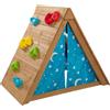 KidKraft A-Frame Struttura d'arrampicata per bambini con Tenda da Gioco e Pietre da arrampicata, Giocattolo per Bambini 2+, 10278