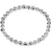Vestopazzo bracciale elastico tondi irregolari placcato in argento.Lavorazione artigianale.Nickel tested.Unisex