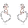 GEORGE · SMITH Orecchini Argento 925 per Donna,Orecchini Argento Cuore Infinito per Donne, Regali Gioielli Festa della mamma Compleanno per Mamma Moglie (Ororosa)
