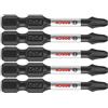 BOSCH ITP2R2205 5 pz. Impact Tough 2 Phillips/Quadrato #2 Power Bits