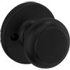 Kwikset 94880-615 - Pomelli per porta, collezione Cove, colore: Nero opaco