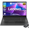Lenovo, Notebook Pc Portatile, Display 15,6 Full HD, Intel N4500 2 Core Fino a 2.8 Ghz, Ram 8 GB DDR4, 256 GB SSD NVMe, Win 11 Pro, Pronto all'uso con Libre Office + Mouse